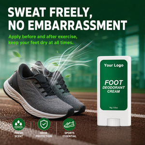 <span class=keywords><strong>Crema</strong></span> Desodorante para <span class=keywords><strong>Pies</strong></span> con Glicerina, Cuidado Natural y Orgánico de la Piel para la Absorción del <span class=keywords><strong>Sudor</strong></span> y Eliminación del Mal Olor - Product Image 4