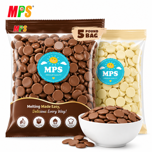 Chocolate con Leche de Excelente Calidad y Precio en Obleas para Derretir Halal Sin Azúcar - Product Image 1