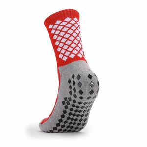 Calcetines de agarre de fútbol de élite para hombre, cinta deportiva de rendimiento Rosa personalizada, diseño antideslizante, parte inferior de la tripulación para Primavera, Fútbol al por mayor - Product Image 4