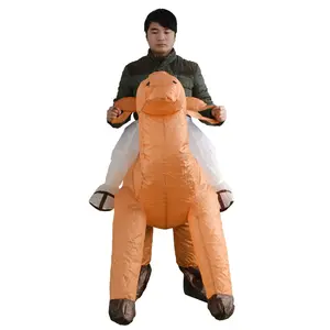 Divertente vestito da festa Ride On Blow Up Costume gonfiabile carnevale Halloween Cosplay Camel Costume per adulto