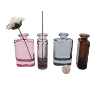 Bouteille en verre noir mat de 150 ml pour diffuseur à bâtonnets avec bouchons, idéale pour l'aromathérapie à domicile et les contenants d'huiles essentielles parfumées – Vente en gros