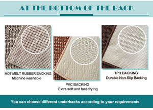 <span class=keywords><strong>Tapis</strong></span> <span class=keywords><strong>de</strong></span> <span class=keywords><strong>salle</strong></span> <span class=keywords><strong>de</strong></span> <span class=keywords><strong>bain</strong></span> <span class=keywords><strong>de</strong></span> luxe en Chenille, <span class=keywords><strong>tapis</strong></span> Shaggy Extra doux et absorbant, moquette en peluche parfait pour T, lavable à la Machine, 17x24 - Product Image 3