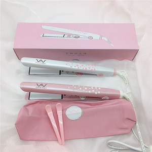 VAV-030 Original Vivid Vogue 2 en 1 Lisseur et boucleur de cheveux en céramique Chauffage PTC rose blanc Lisseur de cheveux - Product Image 6
