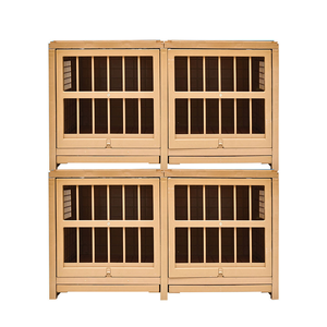 Meccanismo di bloccaggio in plastica resistente ai raggi UV pieghevole per 2025, Design ventilato per colombe <span class=keywords><strong>piccioni</strong></span> - Product Image 6