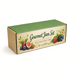 Boîtes à confiture personnalisées pour l'e-commerce, emballage en carton ondulé B/E, option de fermeture auto-adhésive, fabricant de boîtes d'expédition - Product Image 3