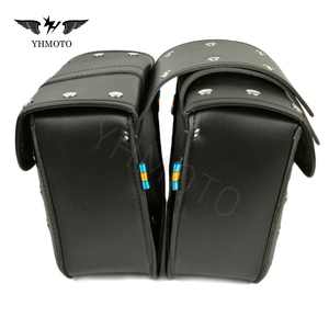 Pour Kawasaki Z900rs W800 <span class=keywords><strong>Suzuki</strong></span> <span class=keywords><strong>SV650X</strong></span> universel moto PU sacoche arrière sac de selle boîte paquet paquet sacoche - Product Image 3