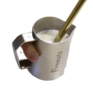 Factory Direct Sales Customization Metal Stainless Steel Coffee Milk Jug Frothing Pitcher