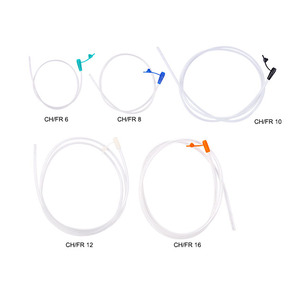 Disposable Medical Consumable Pvc Enteral Feeding Tube Gravity Gastrostomy Stomach Tube Sizes Fr16 With Guide <b>Wire</b> - Product Image 5