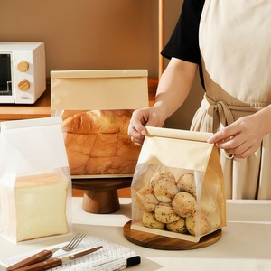 Sacs à pain en <span class=keywords><strong>plastique</strong></span> imprimés de qualité supérieure, sacs à pain en <span class=keywords><strong>plastique</strong></span> avec fond thermoscellé pour l'emballage de pain frais - Product Image 6