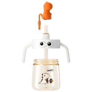 Tasse à eau anti-flatulence de l'usine OEM de Chine pour enfants Tasse à lait pour bébé avec détection de température en matériau PPSU - Product Image 1