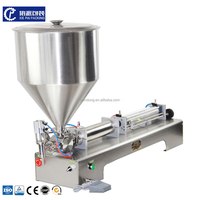 Machine de remplissage de liquide semi-automatique pour crème glacée eau liquide miel jus sauce boisson gazeuse pâte de tomate