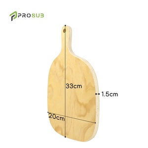 Prosub Custom Logo 7.7*13 ''Diy Hout Hakblok Onregelmatig Ovaal Multiplex Pizza Kaasplank Voor Keuken Hout Sublimatie Bord - Product Image 5