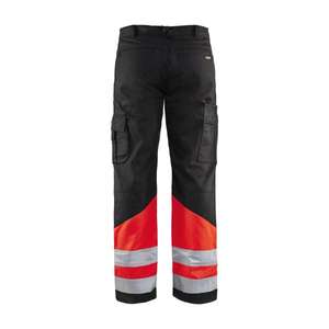 BLAKLADER - 156418119955D88 Pantalon haute visibilité Noir/Rouge-EAN 7330509402252 HI-VIS WORKWEAR - Product Image 2