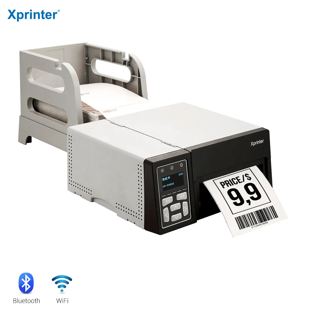 XP-D481B производитель Xprinter, промышленный термопринтер с сетевыми интерфейсами для логистики, термопринтер с USB