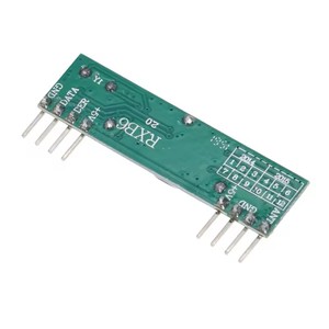 Module récepteur sans fil superhétérodyne RF DC 3V-5.5V RXB6 <span class=keywords><strong>433Mhz</strong></span> pour ARM/AVR pour <span class=keywords><strong>arduino</strong></span> - Product Image 2