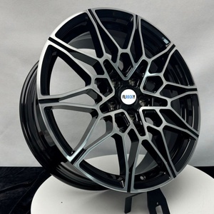 Jantes en alliage forgé personnalisées pour <span class=keywords><strong>Ferrari</strong></span> et BMW, finition <span class=keywords><strong>noir</strong></span> brillant, 18, 20, 22, 26 pouces, pour voitures particulières 5x112 6x139.7 - Product Image 3