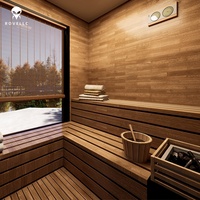 Maison Conteneur Modulaire Moderne en Acier, Villa Capsule Spatiale Portable, Design Japonais Polyvalent pour Sauna et Usage Commercial