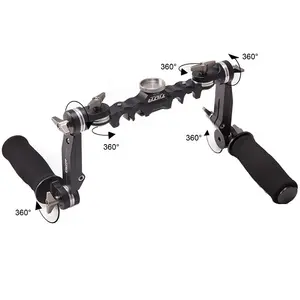UH-T04-15S 15mm/19mm Studio Universal Pro Hand Grip System Universal Shoulder <span class=keywords><strong>Rig</strong></span> pour 15mm LWS / 19mm Studio 15mm studio - Product Image 1