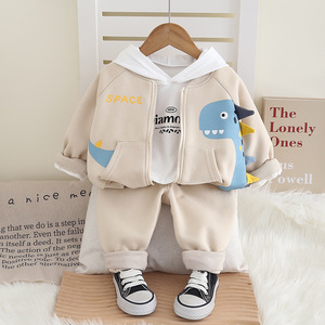 Dinosauro <span class=keywords><strong>3</strong></span> pezzi vestito 1 anno <span class=keywords><strong>bambino</strong></span> bambini vestiti ragazzi all'ingrosso - Product Image 4