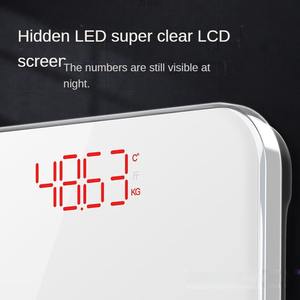 Compteur de calories de graisse corporelle Fitness <span class=keywords><strong>personne</strong></span> de santé personnelle humaine 180KG USB LED affichage LCD application intelligente balance de pesée - Product Image 4