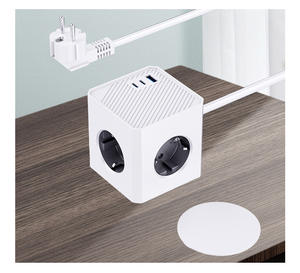 Multiprise populaire Pologne Icam <span class=keywords><strong>Osam</strong></span> Prise EU 8 lignes Egygold avec charge rapide USB - Product Image 2