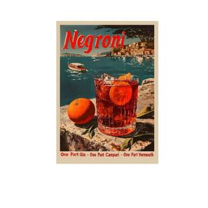 Pintura Decorativa Retangular em Metal com Impressão UV e Letras, Temas de Moda e Esportes para Decoração de Natal, Aniversário e Casa - Product Image 2