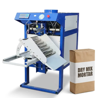 Machine de remplissage de sacs à valve pour mortier sec et colle à carrelage, type impeller, 25 kg 50 kg, avec dispositif de poussée latérale