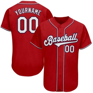 En gros pas cher sport Maillots De Baseball imprimé sublimé équipe de baseball jersey et pantalon - Product Image 1