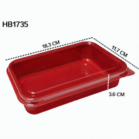 Boîtes d'emballage pour desserts, mini gâteaux, biscuits sablés, boîtes à emporter jetables, boîtes en plastique réutilisables transparentes