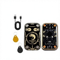 Lecteur de cartes RFID HMT Chameleon Ultra V2.0 125KHz/13.56MHz, émulateur, duplicateur NFC, interface USB, matériau ABS, protocole ISO 14443A
