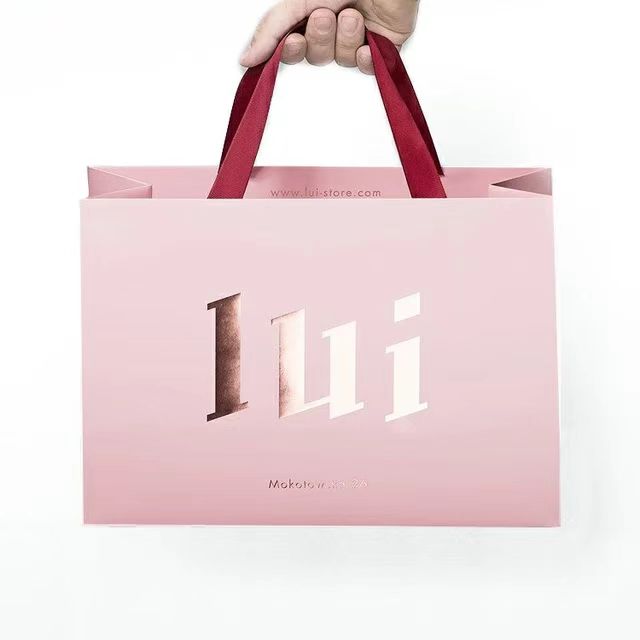 Wholesale Custom Paper Bag Eco-Friendly Printed Paper Shopping Bags With Handles
