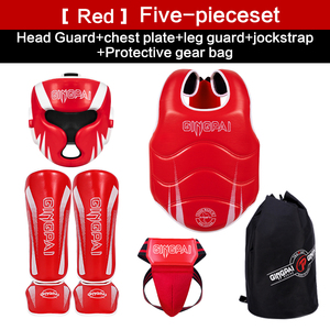 GINGPAI Premium Personalizable Juego de 5 y 6 piezas Protectores de <span class=keywords><strong>boxeo</strong></span> de combate de alta calidad para una protección óptima - Product Image 5