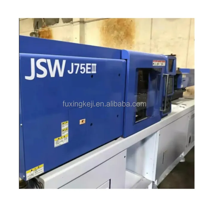 Usada japão jsw j75eiii 75ton, máquina de moldagem por injeção pequena de plástico alta qualidade