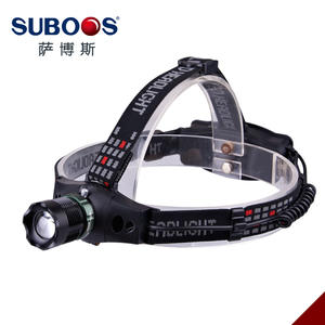 Lampe frontale LED rechargeable Suboos, réglable, légère, portable, pour camping et pêche, avec faisceau puissant et gradation progressive - Product Image 2