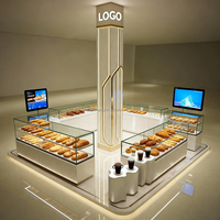 Café automatique personnalisé en bois sur la plage Table d'extérieur moderne préfabriquée rose Fabricant Kiosque de café-bar