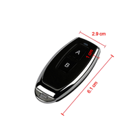 Universal 433MHz Metall 2 Tasten EV1527 Lerncode A/B-Taste Drahtlose Fernbedienung Unterstützung DIY