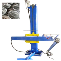 Machine de polissage de coupes de réservoir en acier inoxydable, rectifieuse de surface CNC pour le polissage intérieur des coupes de réservoir sous pression