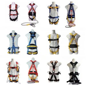 حزام أمان شامل للجسم مع حلقة D واحدة ومشبك تثبيت عاكس للضوء للحماية من السقوط - Product Image 5