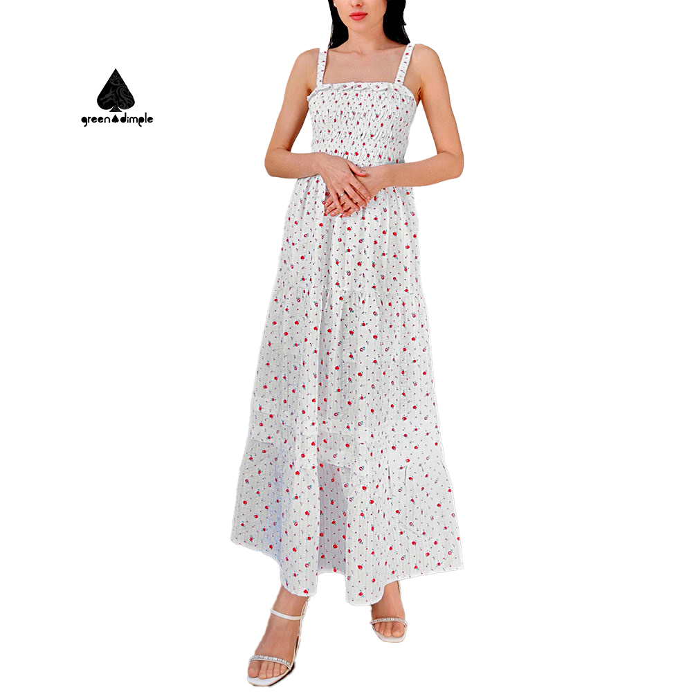 women see thru dress Chiara Mini in Sheer Knit Red , Sheer , Scoop Neckline and the high slit on the side a functional element for ease of movement Women See Through Knit Maxi