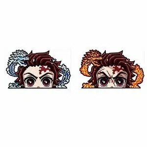 สติกเกอร์ภาพเคลื่อนไหวแบบเลนติกูลาร์ 3 มิติ ลายอนิเมะคลาสสิก ดีไซน์พลิกภาพแบบมังงะ ลายดาบพิฆาตอสูร - Product Image 2