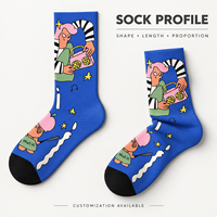 Chaussettes personnalisées OEM pour adultes, en polyester/nylon/coton/bambou/laine, résistantes aux déchirures, séchage rapide, sans couture, impression 360°, chaussettes ras du cou