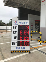 Fabricants d'étiquettes personnalisées, avec écran numérique LED étanche pour l'extérieur, Station service, prix d'huile, panneau