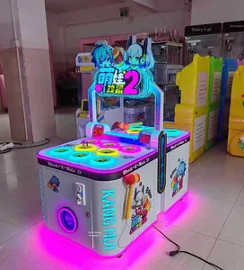 Deluxe Light-Up Whack-A-Mole <b>Arcade</b> <b>Game</b> <b>Machine</b> 1-Year Warranty Two-Person Parent-Child Interaction Metal Amusement Park <b>Game</b> - Product Image 5
