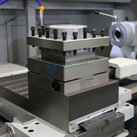 QK1313 Torno CNC pipa ulir bubut 130mm lubang spindel Chuck ganda horisontal tugas berat kontrol GSK
