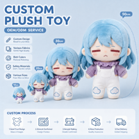 Fabrication sur mesure de figurines en peluche de haute qualité à faible MOQ, poupées en peluche personnalisées