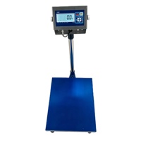 Timbangan Digital Berkualitas Tinggi 500kg dengan Layar LED dan Printer OEM TCS Bahan Besi Las Kapasitas 150kg Akurasi 10g