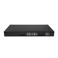 Productos FTTH Más Vendidos, Fibra Óptica de Transmisión de 20KM, OLT de 4 Puertos EPON, OLT 4PON con Puerto de Módulo SFP para Red PON
