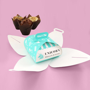 Cuộn <span class=keywords><strong>Tulip</strong></span> ủng hộ panettone Hộp Tùy chỉnh có thể gập lại <span class=keywords><strong>Tulip</strong></span> hình dạng bánh bao bì hộp trường hợp in gói hộp giấy cho cupcakes - Product Image 3