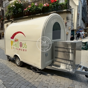 Remorque alimentaire mobile ronde entièrement équipée pour poulet rôti et café, modèle 2025 - Product Image 3