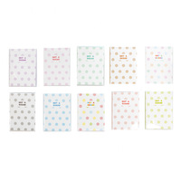 200 Lembar Sticky Notes Per Paket Seri Icing Polka Dot, Buku Sticky Note Polka Dot, Latar Belakang, Catatan, dan Stiker DIY